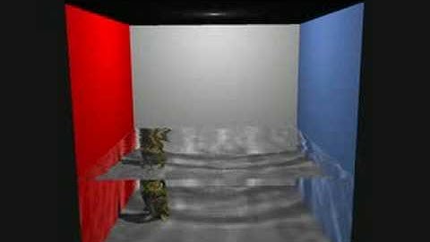 Under-water caustics animation demo