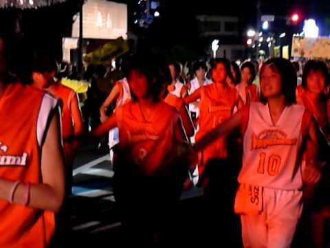 第14回ながいずみわくわく祭り・長泉北中女子バスケット部2010年8月7日
