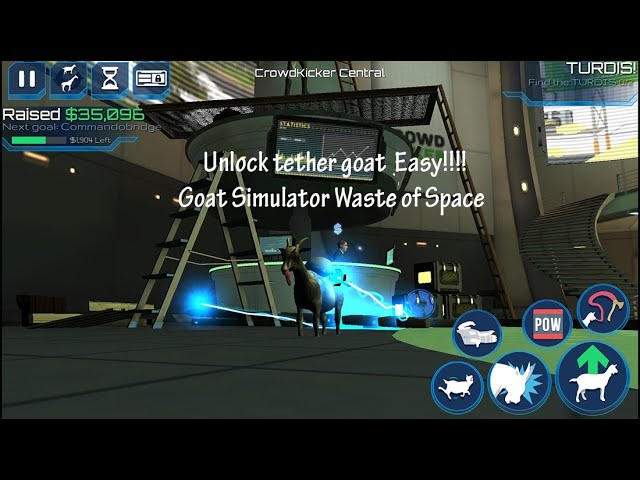 How To Unlock Tether Goat Goat Simulator Waste Of Space Youtube