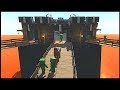 Siege of LAVA MOAT CASTLE! - Ancient Warfare 3 Battle Simulator