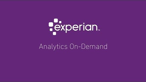 Analytics On Demand