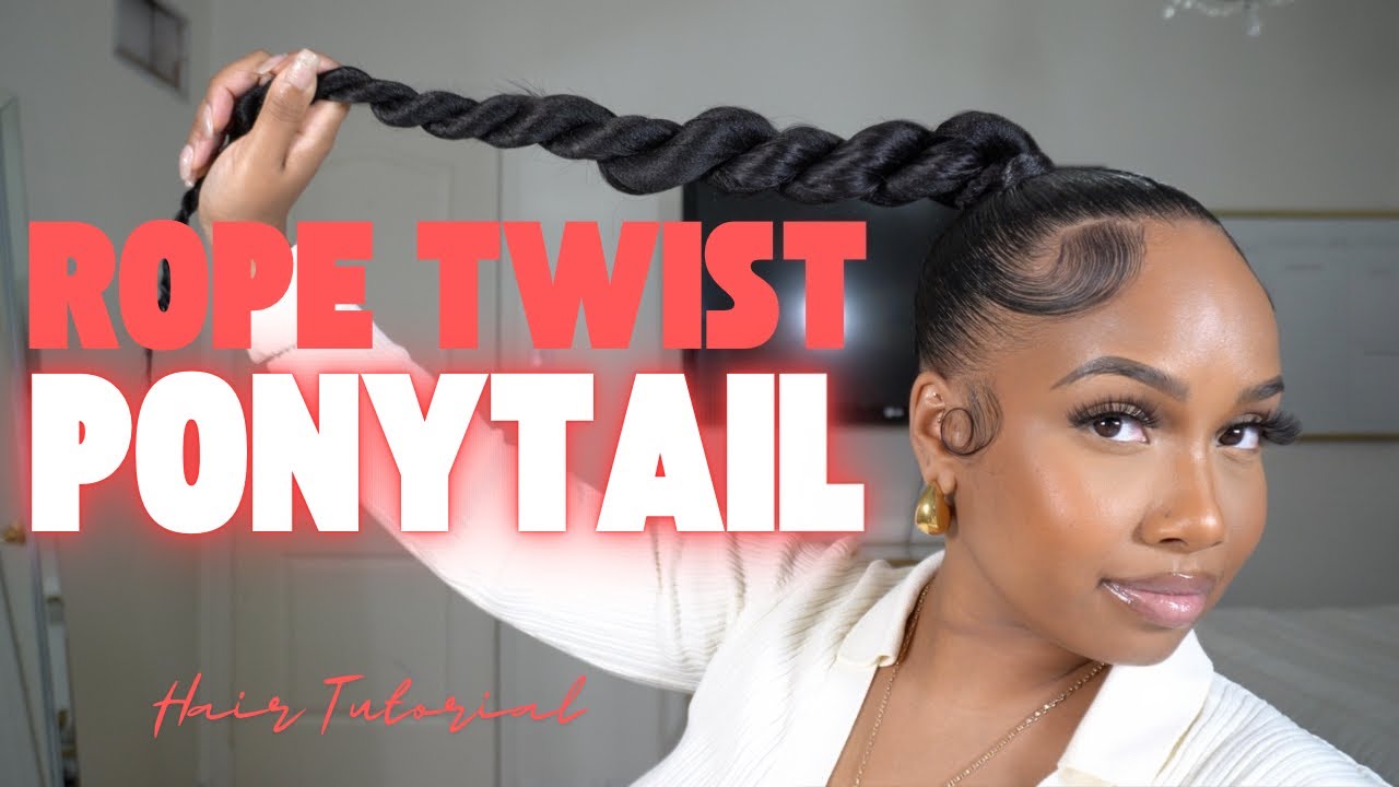 Rope Braid Ponytail