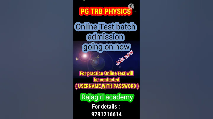 Pg trb physics @rajagiriacademy