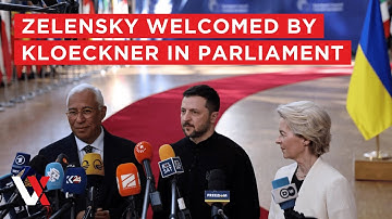 LIVE | Zelensky Welcomed By German Parliament President Julia Kloeckner | VERTEX