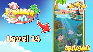 🌊 Perfect Tidy: Summer Vibe Level 14 Walkthrough | Ocean Cleaning Puzzle Solution 🏖️
