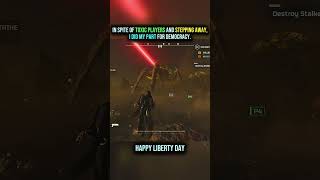 HELLDIVERS 2: Liberty Day Tribute 🇺🇸 | Freedom Never Dies! #shortvideo  #shorts