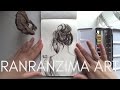 RanRanZima Art #11. Watercolor portrait.