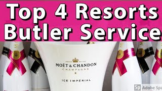 Top 4 Resorts with Butler Service, Le Blanc, Secrets and Sandals Royal Caribbean