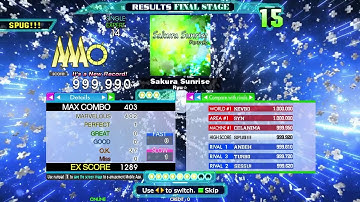 [DDR A20+] Sakura Sunrise (ESP-14) 999,990 PFC
