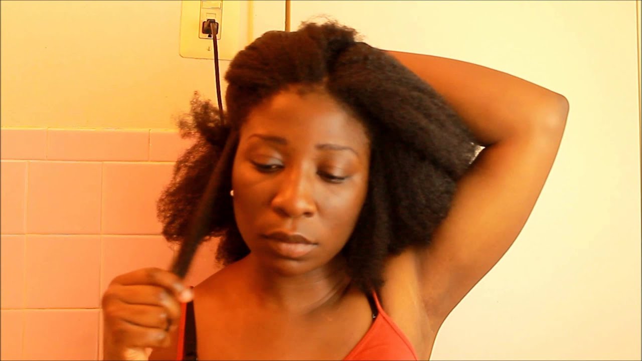 58 35 Years Natural Hair Growth Length Check On 4b 4c Hair YouTube