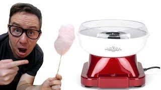 I tried a homemade Candy Floss (Cotton Candy) Machine