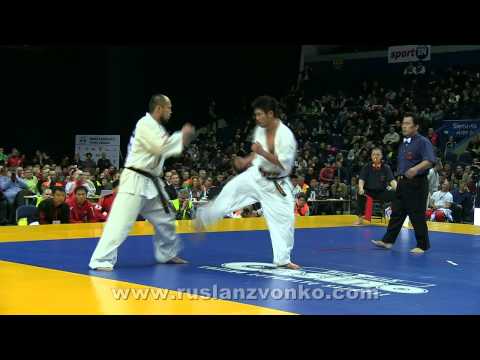The 5th Karate World Cup 1/4 man heavyweight 2 Suzuki -Shimamoto