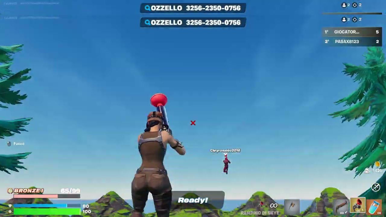 sblocco l arma con chryronaldo2016