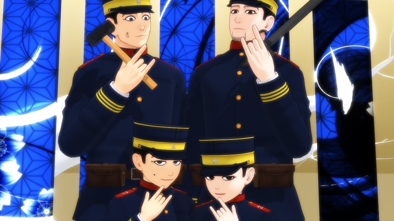 【金カムMMD】lovemeifyoucan【幼少百之助・幼少時重・尾形百之助・宇佐美上等兵】