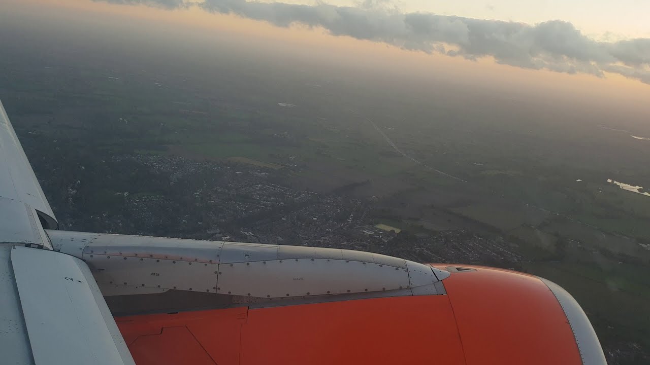 Easyjet Airbus a320 G-EZUI takeoff from Manchester international - YouTube