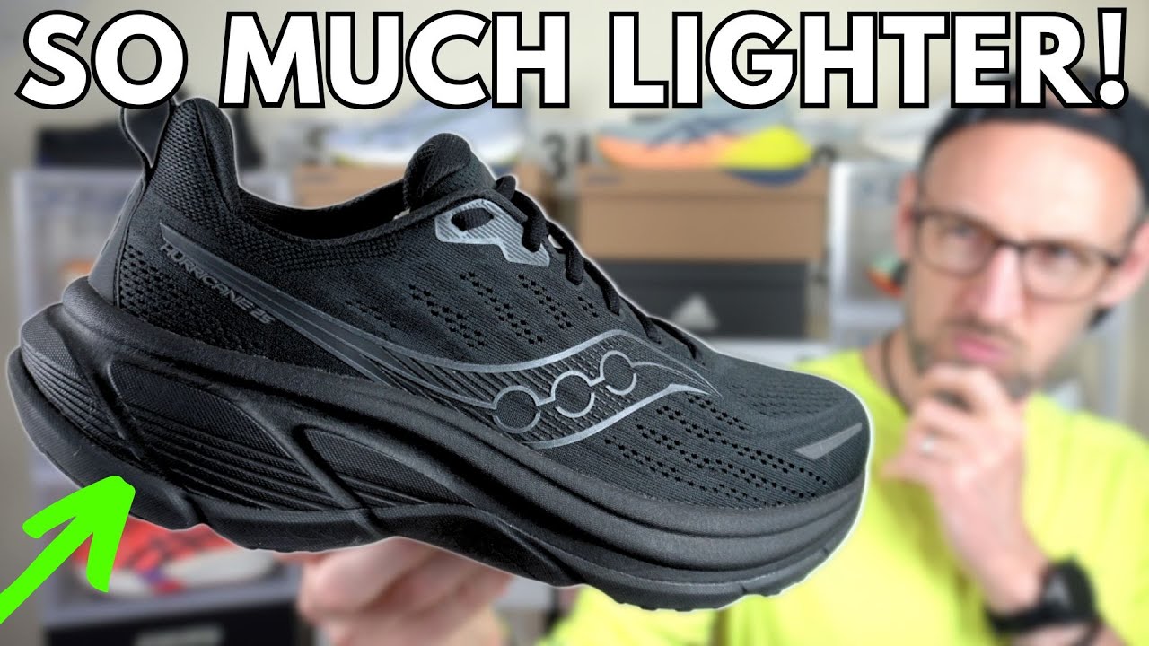 SAUCONY HURRICANE 25 REVIEW - NEW LIGHTWEIGHT DESIGN - MAX CUSHION DONE RIGHT
