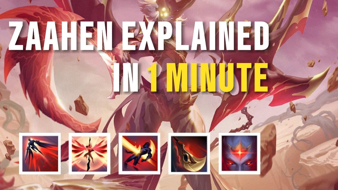 Zaahen – The NEW Darkin Champion Explained in 60 Seconds