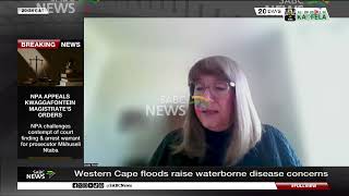 Western Cape floods raise waterborne disease concerns