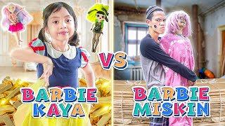 BARBIE KAYA VS BARBIE MISKIN 😱 DRAMA PARODI LEIKA VS TOMPEL JADI BONEKA BARBIE