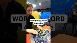 4x4 World Record - 15.18s #rubikscube #speedcubing #cubing