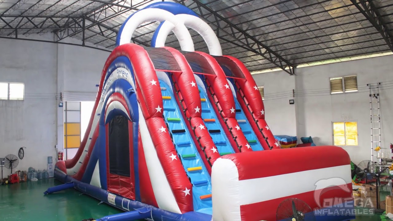 inflatable water slides for adults American Racers Water Slide