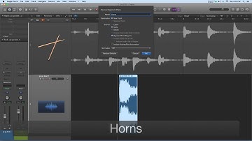 LOGIC Pro X Sampling with the EXS - Horn Stabs