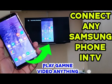 CONNECT Any SAMSUNG Phone In TV | Use Wirelessly Play Game & Video Anything