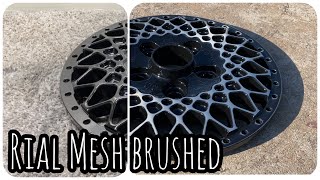 quick brush on custom Rial mesh faces