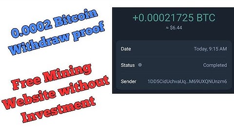 pay me 0.0002 Bitcoin every 30 Minutes | Free Mining website without Investment