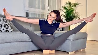 Real Time | My Leg Stretch Routine Before Going To Bed  #Stretching#Contortion#Yoga
