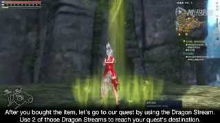 Video thumbnail of "Blade & Soul - Qing Gong Quest 1 - Air Dash and Water Sprint"