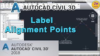 Label Alignment Points of Intersection  AutoCAD Civil 3D