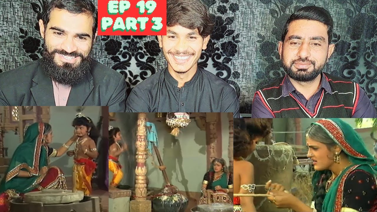 रामानंद सागर कृत श्री कृष्ण भाग 19 Part 3 बाल कृष्ण के मुख में ब्रह्माण्ड दर्शन| Pakistani Reaction