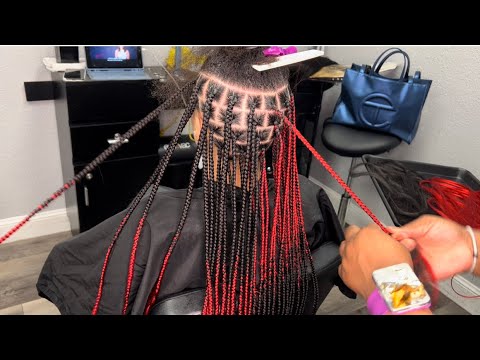 Highly Requested HOW TO: Checkered Knotless Box Braids | Could you handle ALL THIS HAIR????