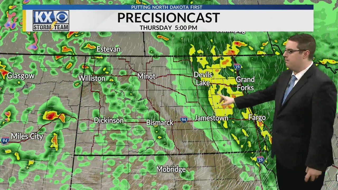 Isolated showers and thunderstorms develop into the afternoon. - YouTube