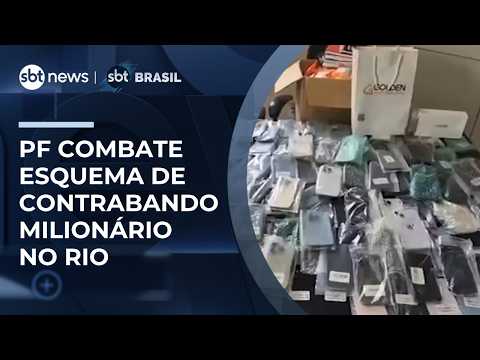Federal Police seize over 340 cell phones, luxury watches, and diet pills in operation in Rio|#sb...