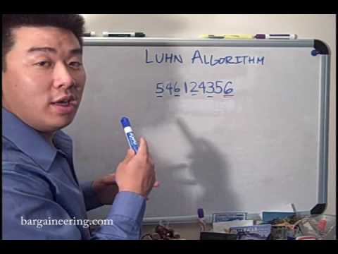 Bargaineering #17 - Luhn Algorithm - YouTube