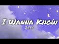 ZAYN - I Wanna Know (Acoustic/Guitar Cover) (Lyrics)