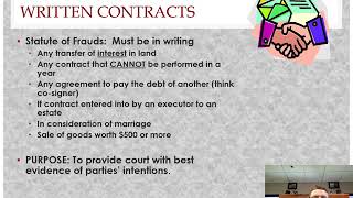 BUSINESS LAW Contracts Ch 16, 18, 19 for video