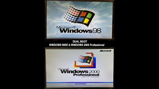 Vintage Dual Boot System - Windows 98Se And Windows 2000 Professional