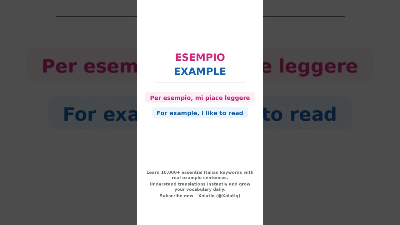 &ldquo;One Italian Word a Day = Fluency 💯#fluentitalian #italianvocabulary #italianwords #languagelearning
