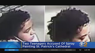 2 Teens Arrested In Graffiti Vandalism Of St. Patrick’s Cathedral