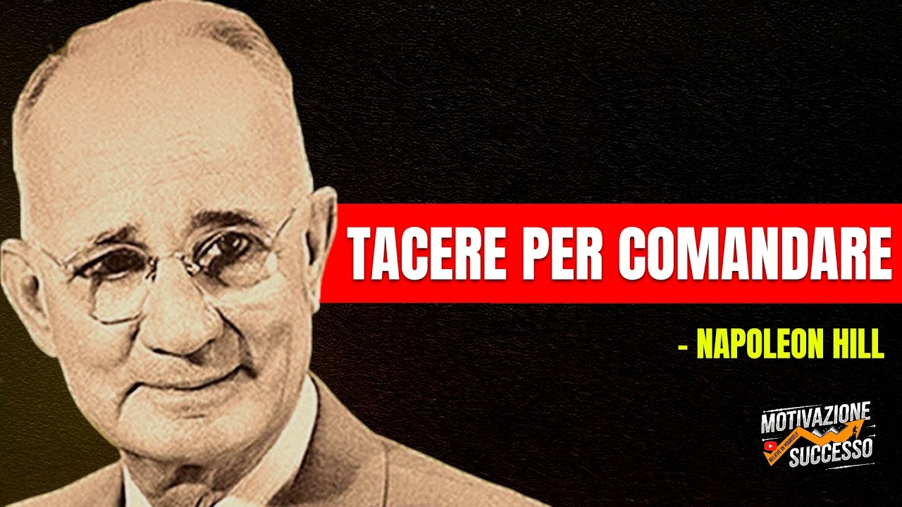 Tacere per comandare: la disciplina nascosta dei grandi leader | Napoleon Hill Motivazione e Sucesso