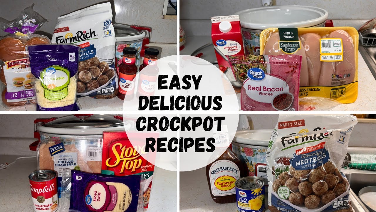 Easy & Budget Friendly Crockpot Meals ANYONE Can Make Delicious