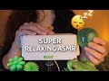 Tingly Green ASMR Adventure 🍃 Close-Up Squish, Squeeze &amp; Soothing Sounds