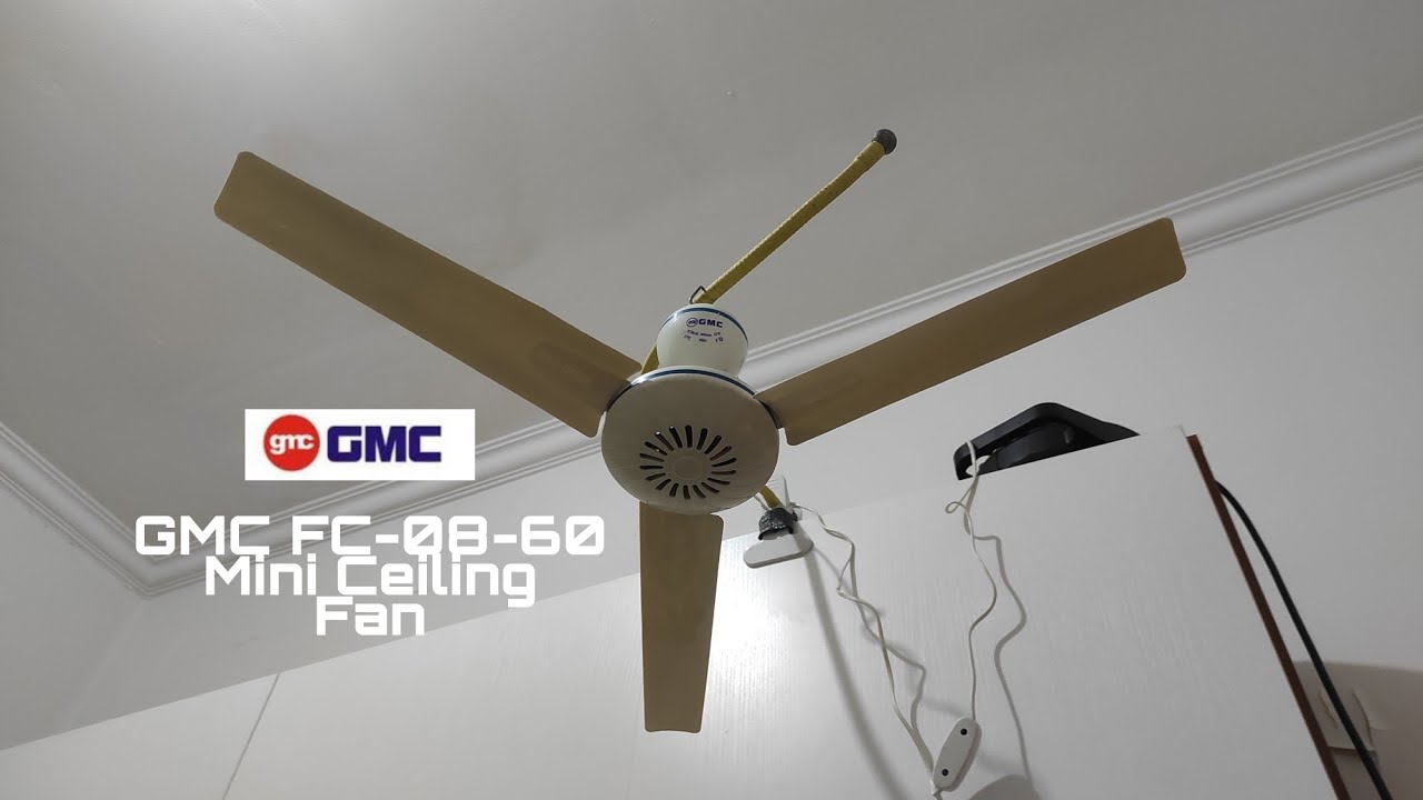 GMC Mini Ceiling Fan - YouTube