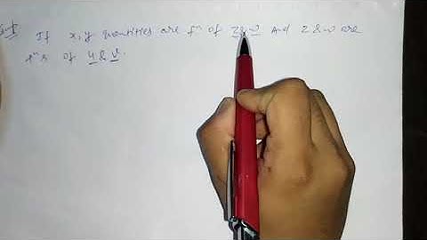 Properties of Jacobian Part1 for B.Sc 2nd year by Sapna Agarwal