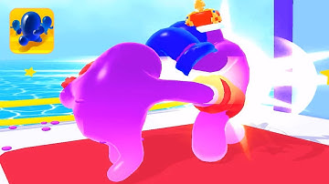 Join Blob Clash 3D ⛑️🏃️🎖️ iOS Android Gameplay Walkthrough