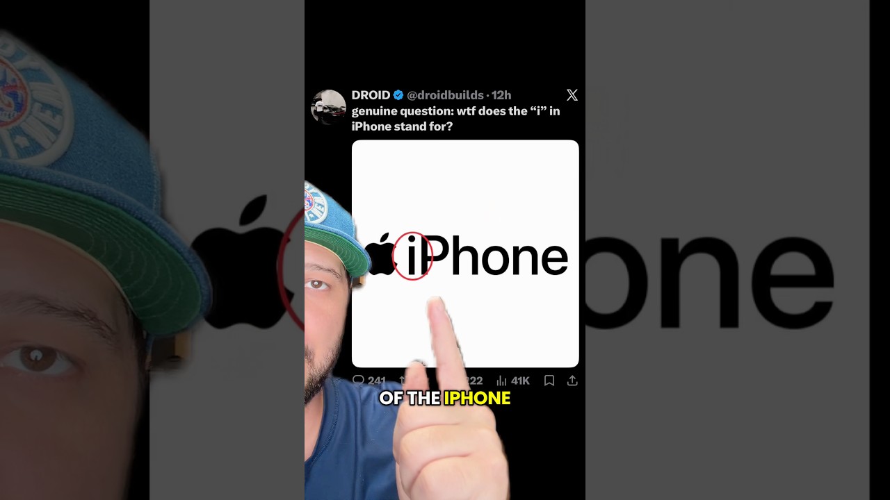 What does the “i” in iPhone stand for? #tech #apple #iphone