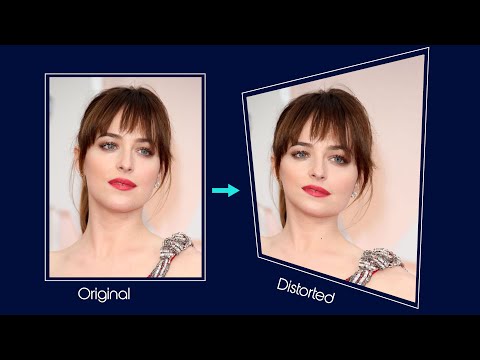 How to distort an image in adobe illustrator cc | Skew and Perspective Image Manipulation